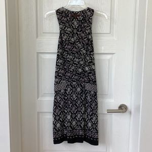 A Common Thread Navy Print Silk Dress XS